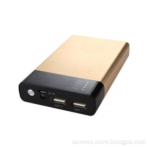 High Actual Volume Dual USB Portable Power Bank, 11,000mAh, High Transfer Efficiency